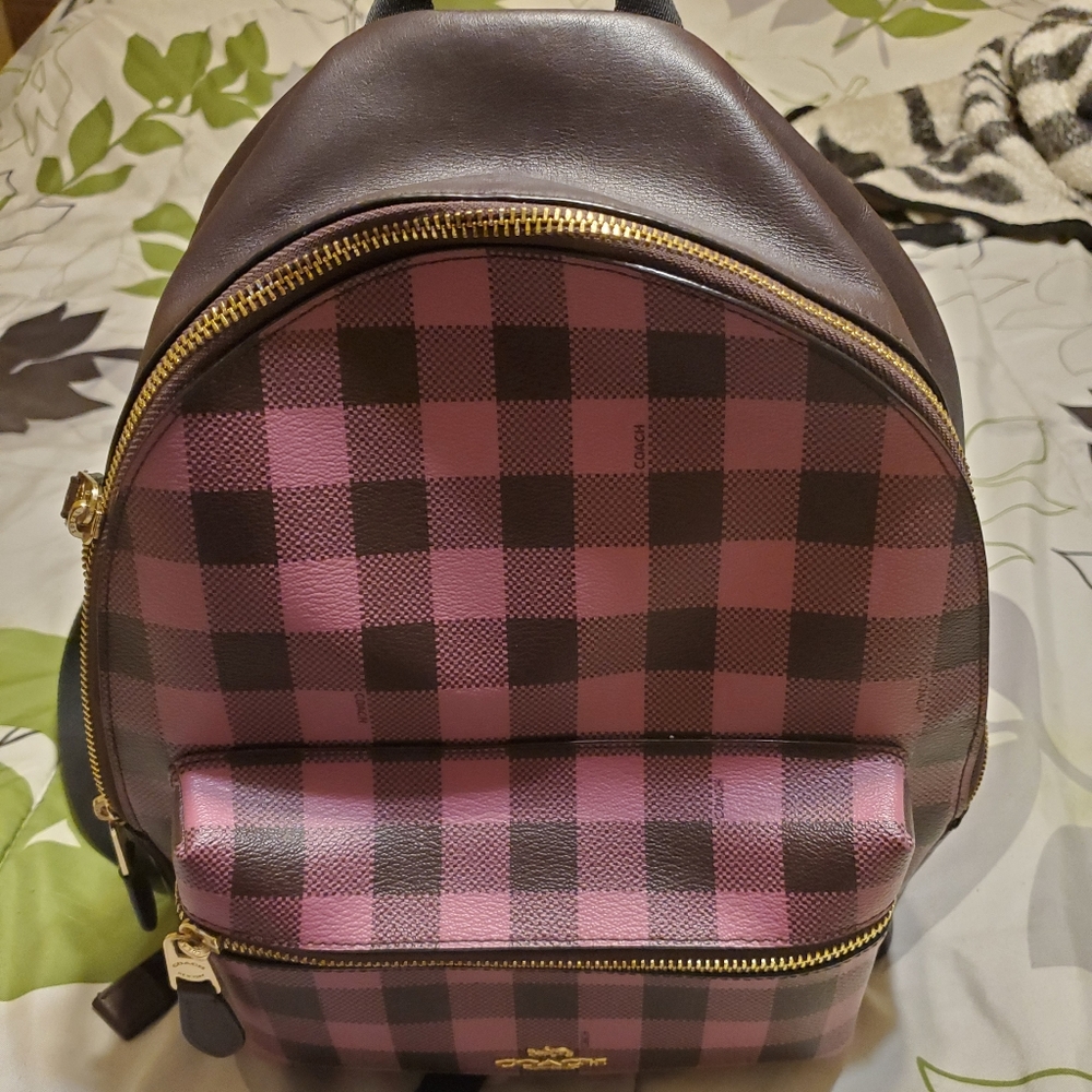 Coach Backpack with matching wallet